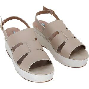 Aqua College Nadi Slingback Platform Sandals Size 10M - Fast Shipping